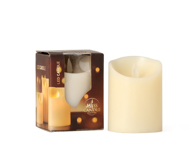 Combo 3 Nến điện tử vỏ sáp Pillar Led (7.5 x 10 cm, 7.5 x 12 cm, 7.5 x 15 cm)