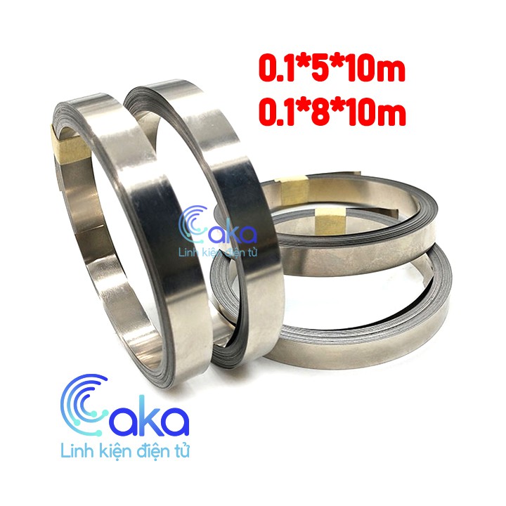 Kẽm hàn Cell pin mạ Niken Cuộn 10 mét đóng pin chuyên dụng