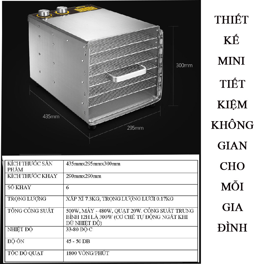Máy Sấy Hoa Quả Thực Phẩm Gia Đình Septree ST03