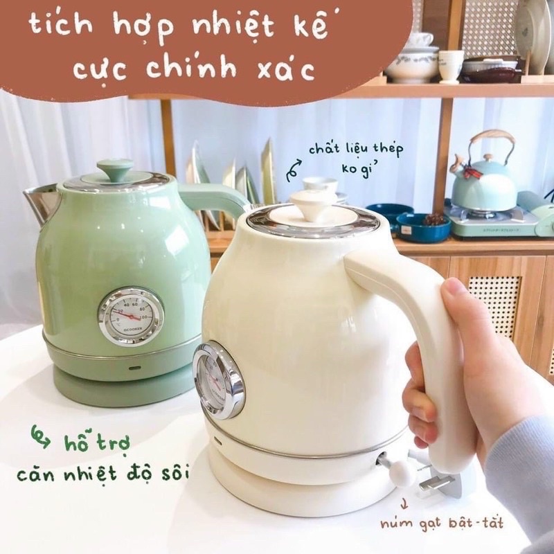 Ấm đun nước siêu tốc Xiaomi OCooker 1,7L cao cấp