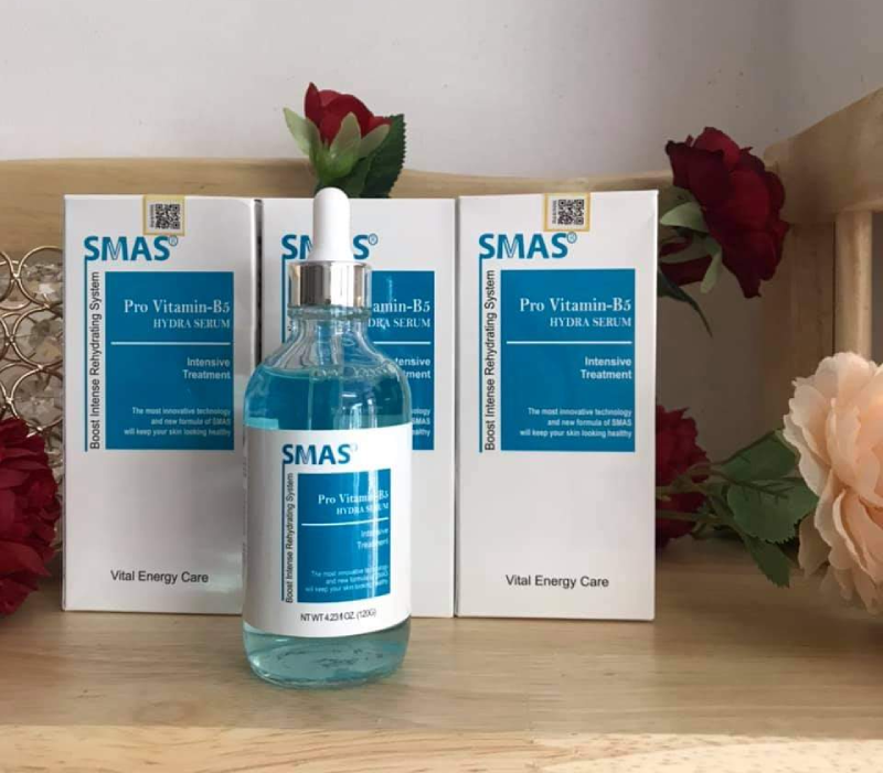 Tinh chất dưỡng ẩm, phục hồi chăm sóc da smas pro vitamin b5 hydra 120g