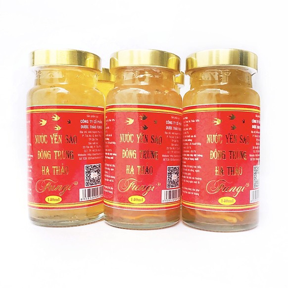 NƯỚC YẾN ĐÔNG TRÙNG HẠ THẢO 140ML