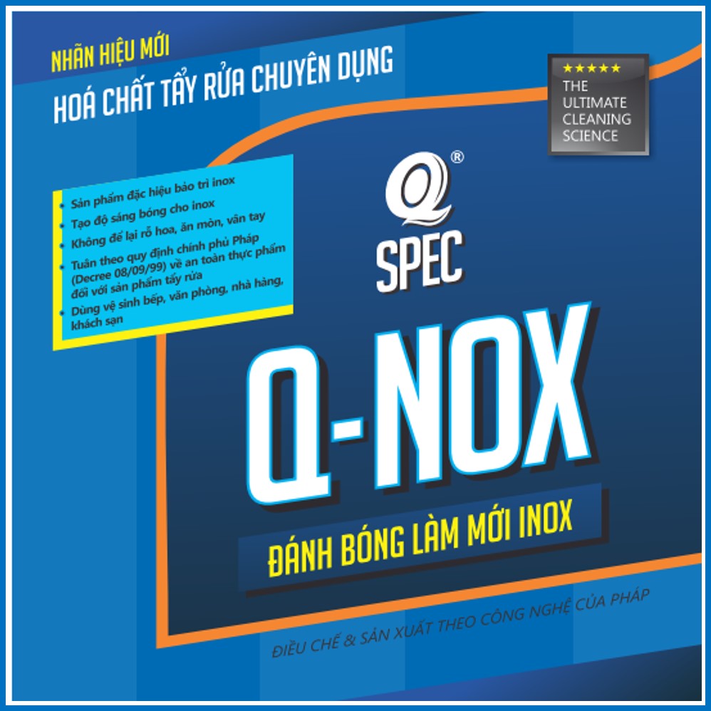Dầu Đánh Bóng Làm Mới Inox Q-NOX - can 4 lít - AVCOchem - Q-SPEC