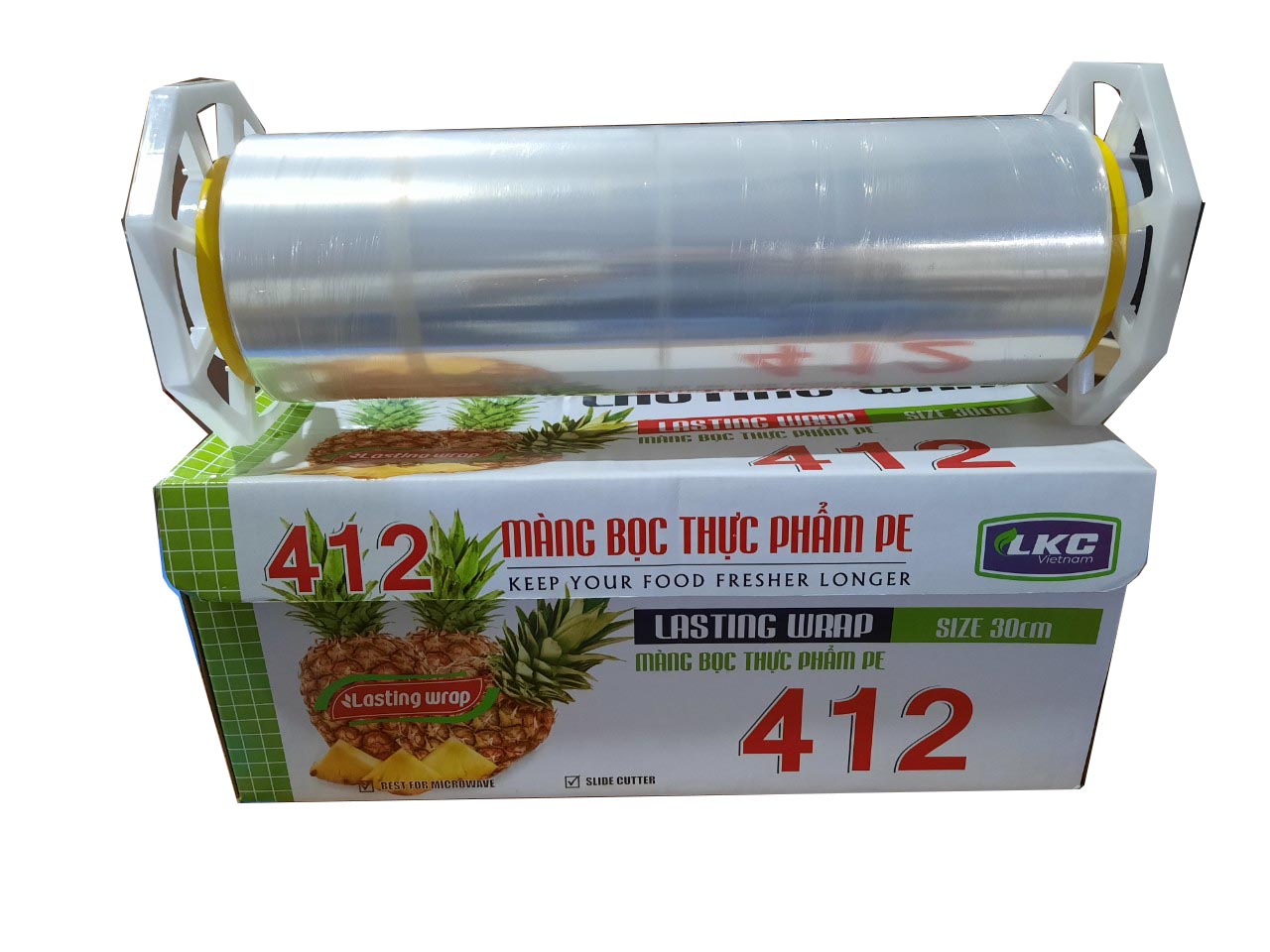 Màng bọc thực phẩm PE Lasting wrap 30cmx412(200m)
