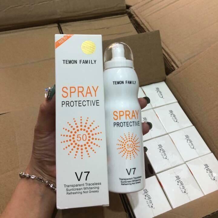 xịt chống nắng Hàn Quốc Sun Screen V7 200ml