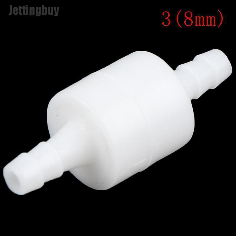 Jettingbuy Plastic one-way non-return water inline fluids check valves for fuel gas liquid
