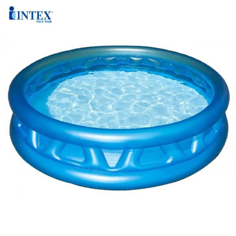 Bể bơi phao gia đình tròn xanh INTEX 58431  - Hồ bơi cho bé mini, Bể bơi phao trẻ em