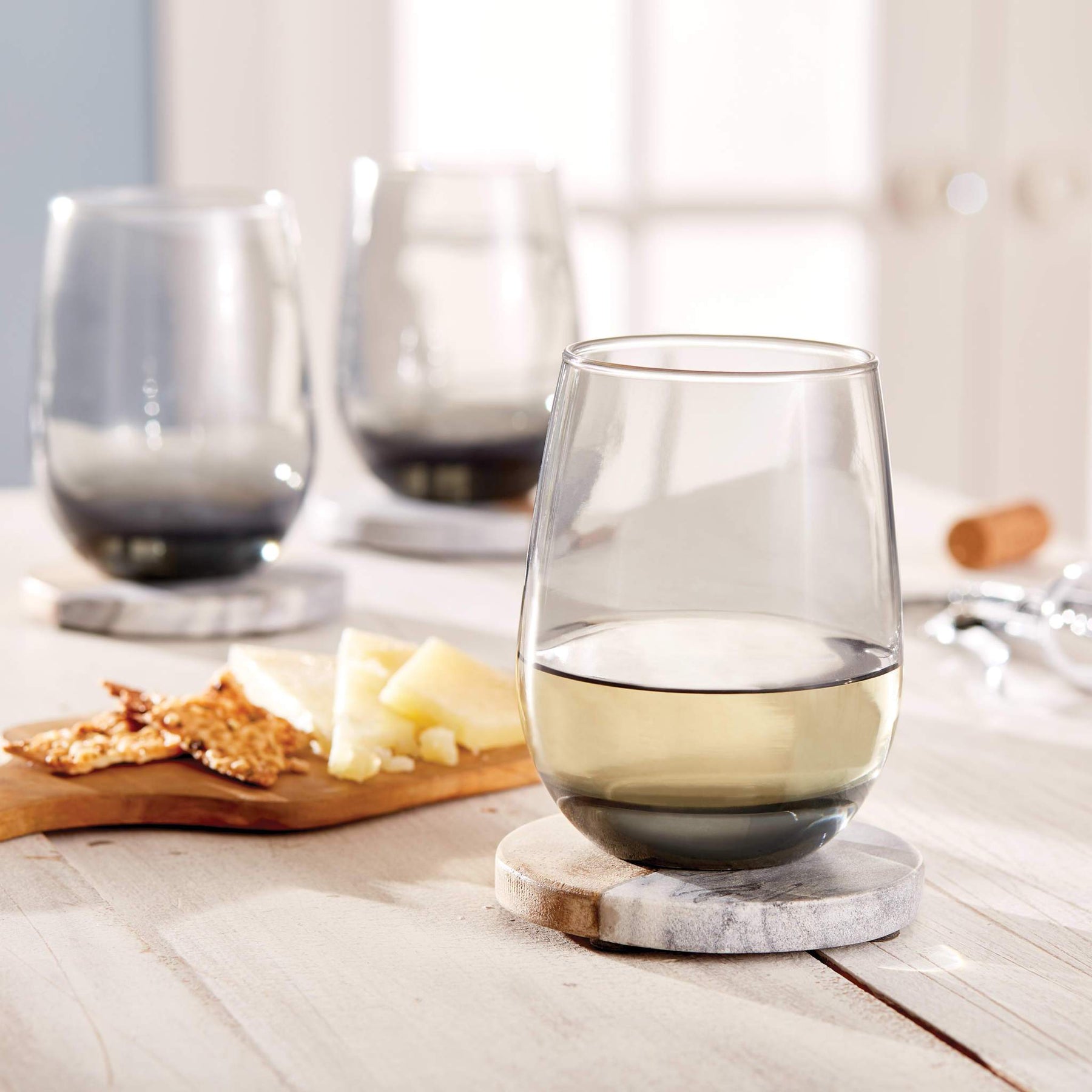 Ly thủy tinh Libbey Stemless Wine