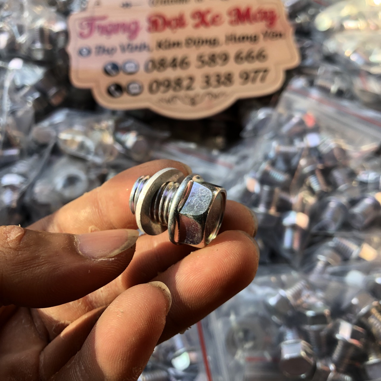 Combo 10 Ốc Dầu 13ly Sử Lý Chờn Ren