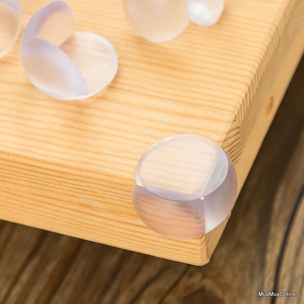 Bộ 4 Miếng Bịt Góc Bàn Bằng Silicon Cao Cấp