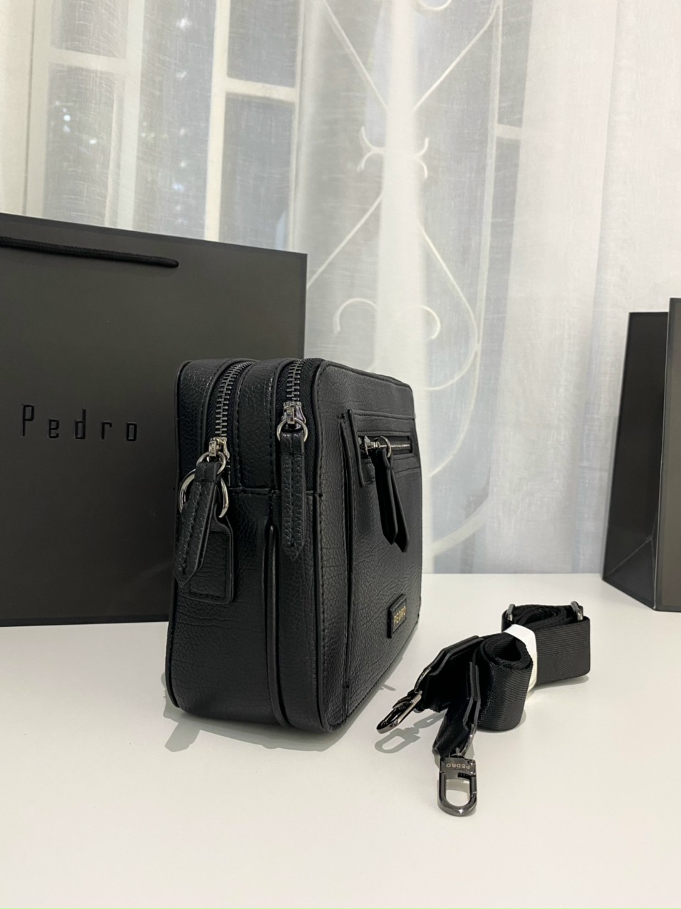 túi đeo chéo nam PM2-26320120 Size :23cmx6cmx16cm