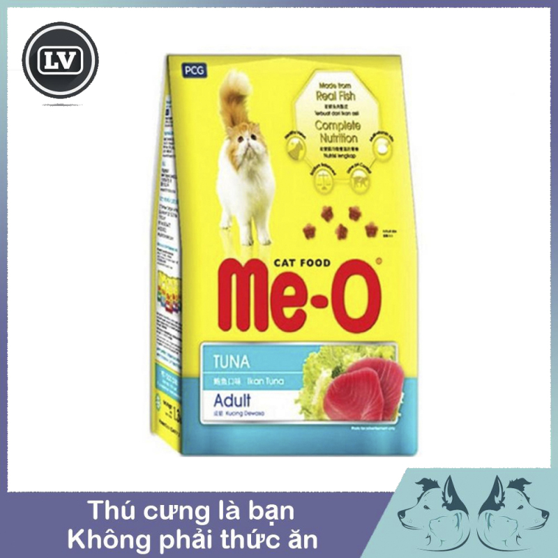 Hạt khô cho mèo - Thức ăn cho mèo lớn Me-O vị cá ngừ có phân loại 400g và 1.2kg