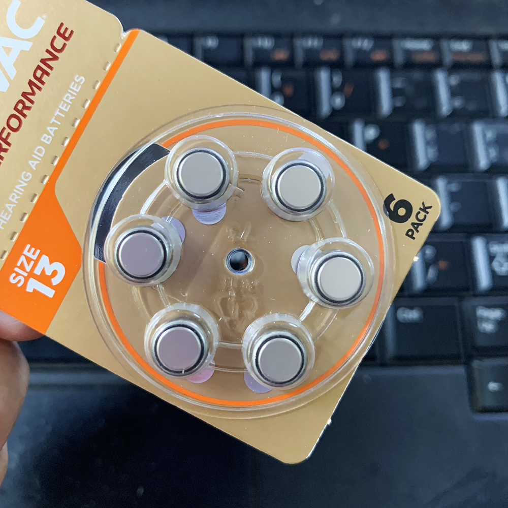 10 vỉ Pin máy trợ thính Rayovac PR48, Pin AG5, pin A13 ( vỉ 6 viên )