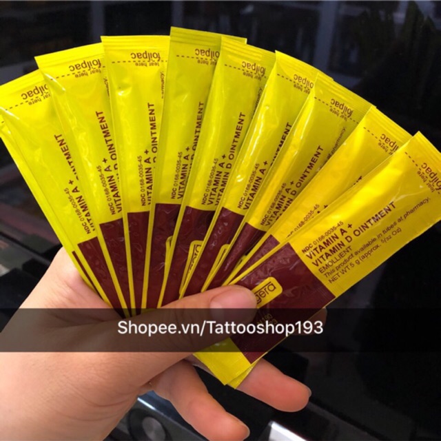 Sét 10 vitamin ad dưỡng da sau xăm:39k/10 tuyt