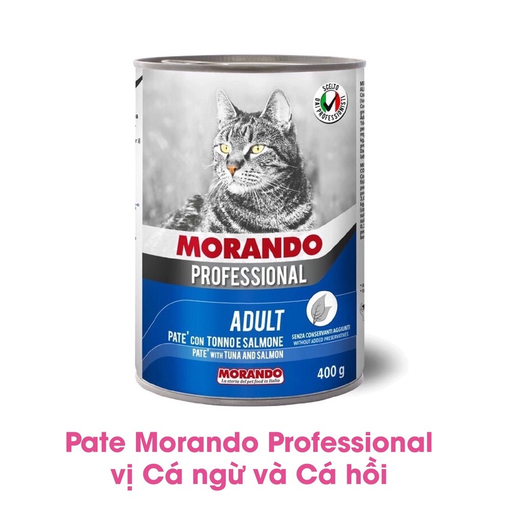 [Hoàn Tiền 10%] Pate Morando cho mèo nhiều vị - Dog Paradise