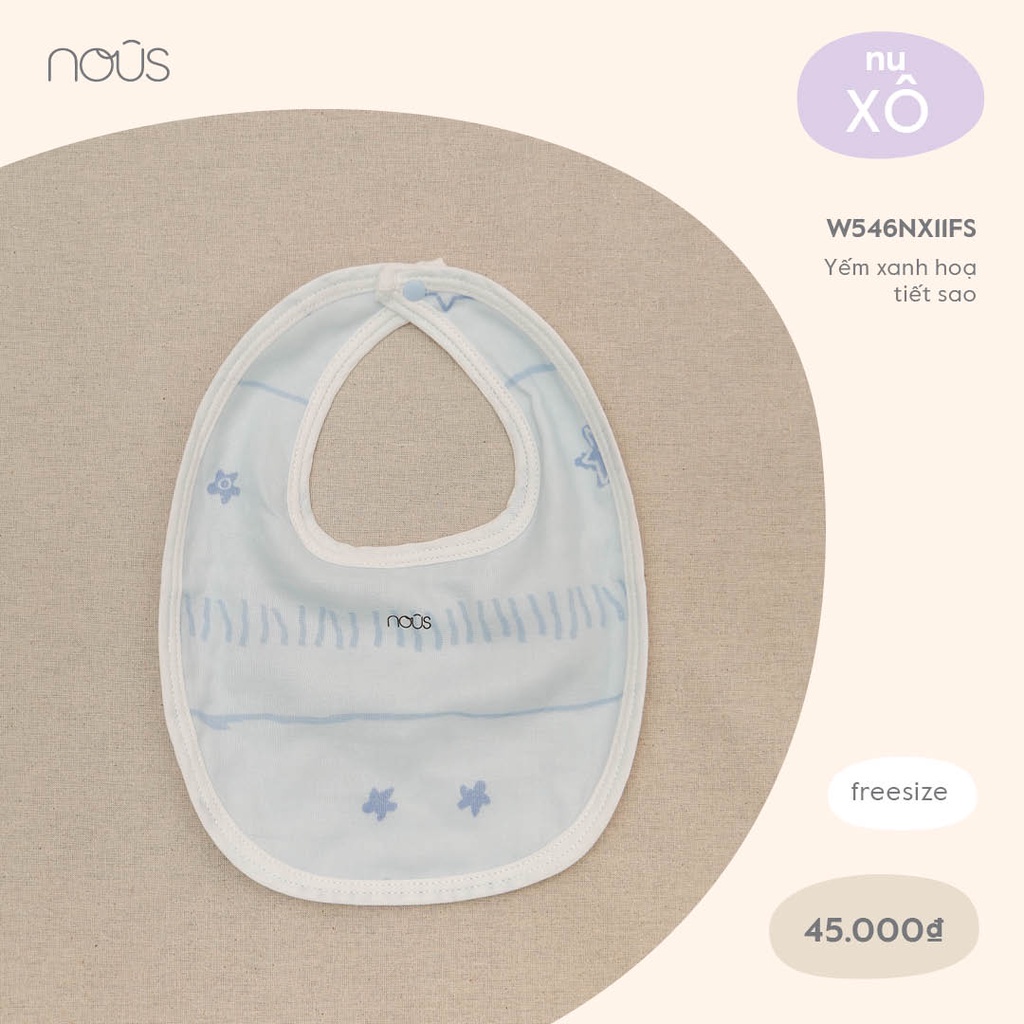 Yếm xô hoạ tiết Nous
