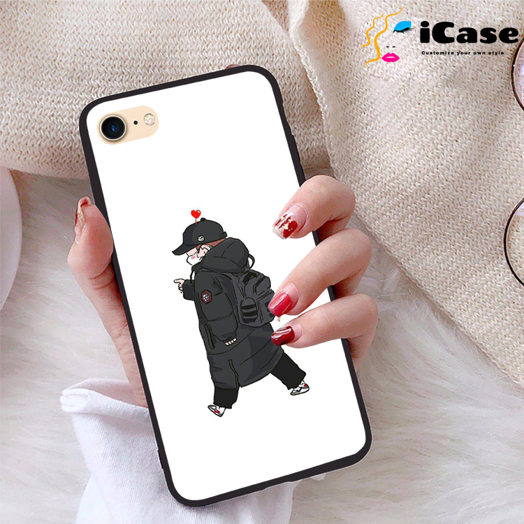 Ốp lưng iPhone 7 viền dẻo TPU BST Chibi