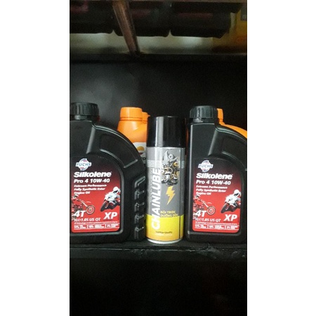 [ Hàng có sẵn ] Nhớt Fuchs Silkolene Pro 4 10w40 XP 4T