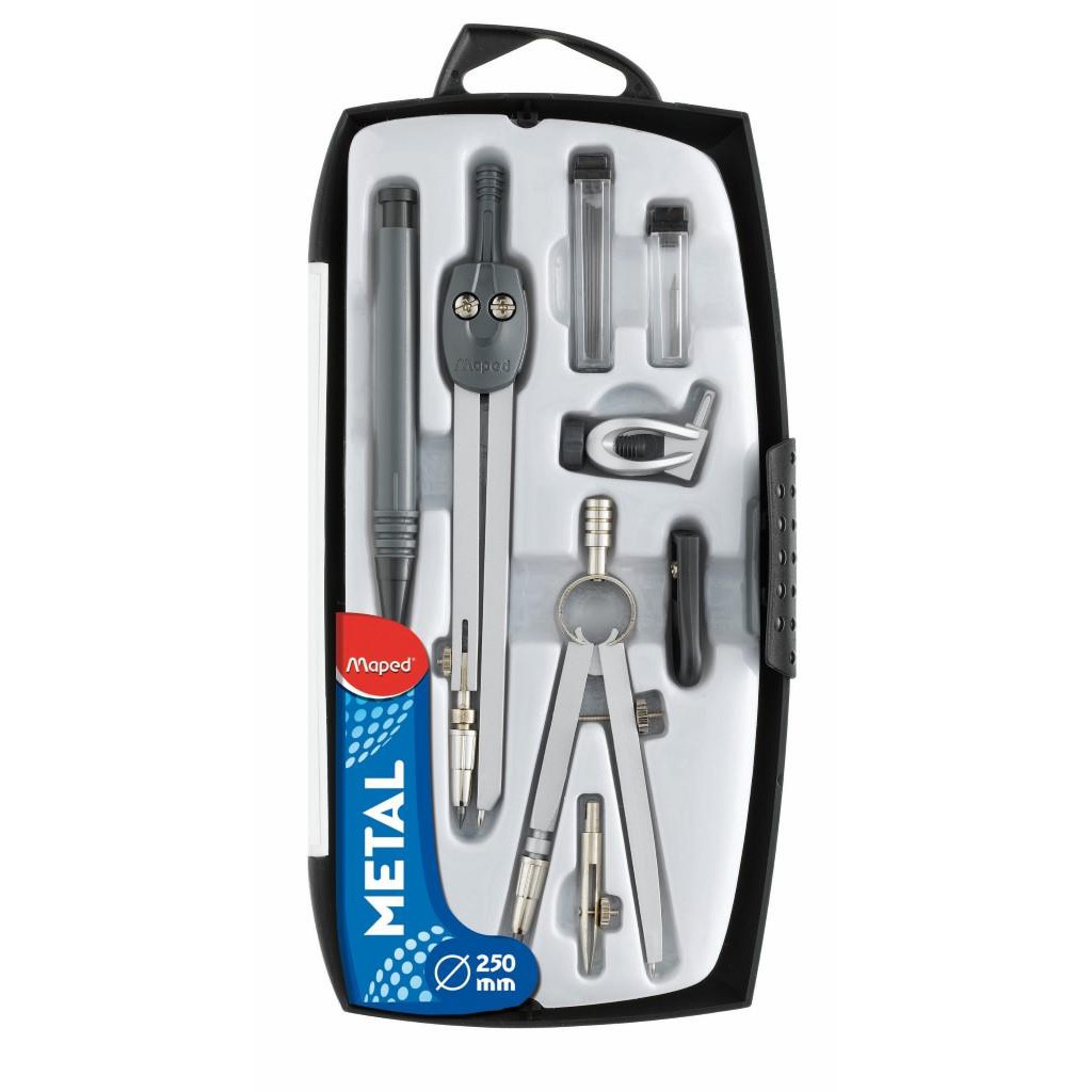 Compa maped, compa kỹ thuật 197514, compa chì kim-Dụng cụ vẽ Tâm Tâm