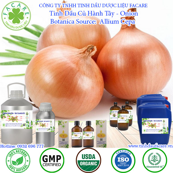 Tinh dầu Củ hành tây Onion essential oil - 10ml