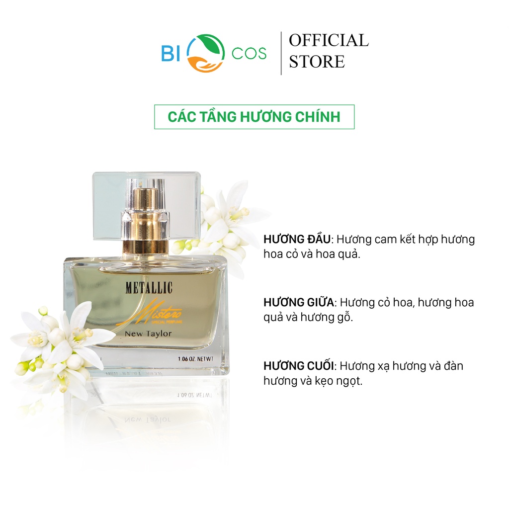 NƯỚC HOA MISTERO - METALLIC 30ml