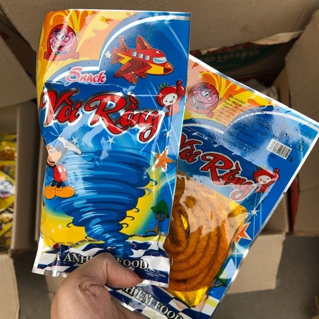 (Giảm 20K Ship Đơn 49K) 10 gói snack cay vòi rồng