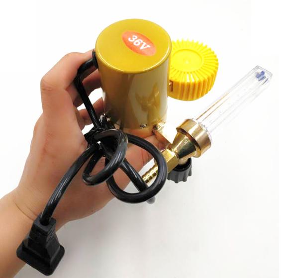 Đồng Hồ Sấy Khí CO2 36V/220V Cho Máy Hàn MIG/MAG