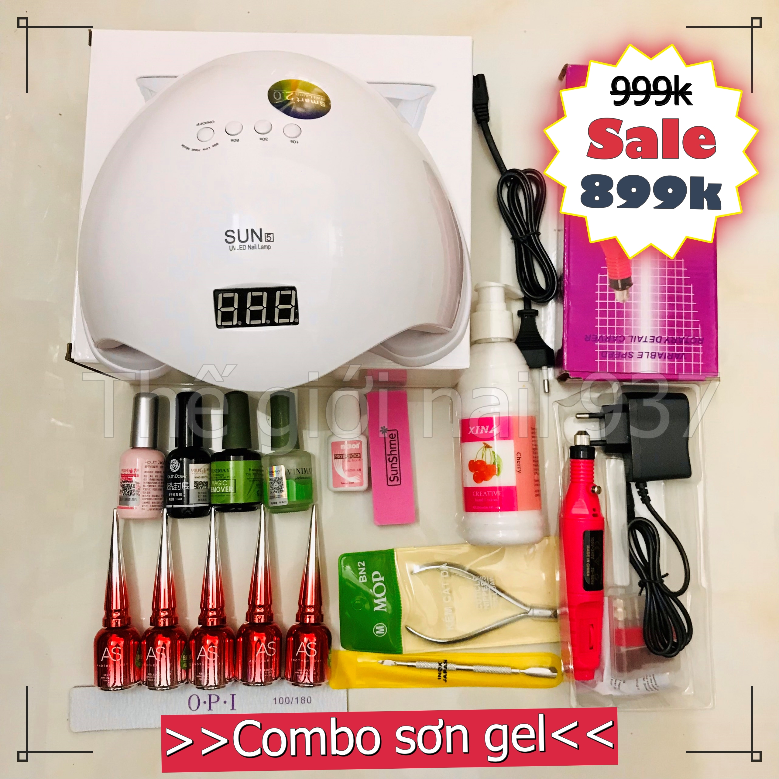 Combo đồ làm nail cơ bản 899k - - tgn937 - combo 11