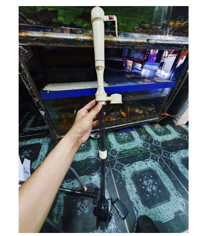 Máy bơm hút phân hồ cá dùng pin AS 615A JENECA