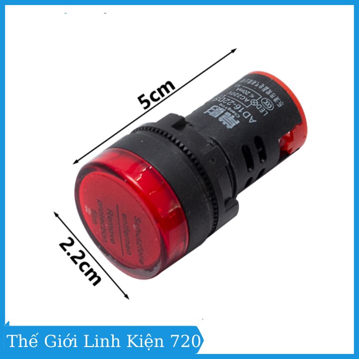 Đèn báo nguồn AC 220V AD16-22D/S31