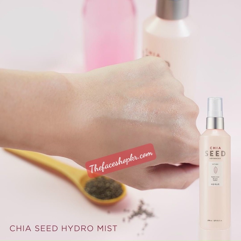 Xịt Khoáng Dưỡng Ẩm CHIA SEED ADVANCED HYDRO HYDRATING MIST 170ml