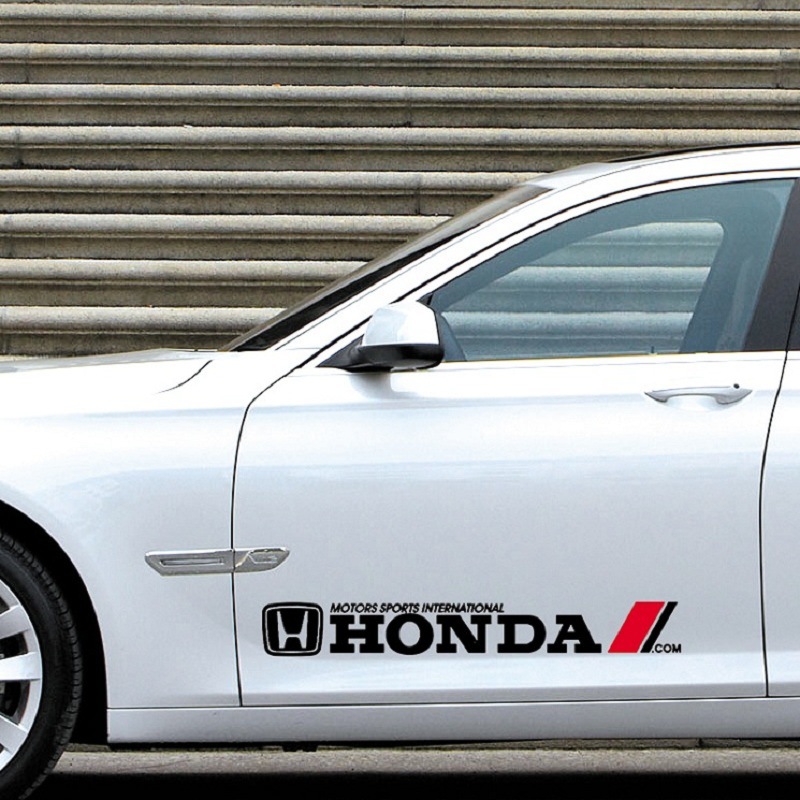 Bộ Tem HONDA Phản Quang Dán Thân xe hơi ( giá bán 2 tem )