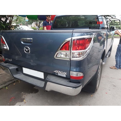 Ốp viền đèn pha + hậu MAZDA BT50 mạ crom