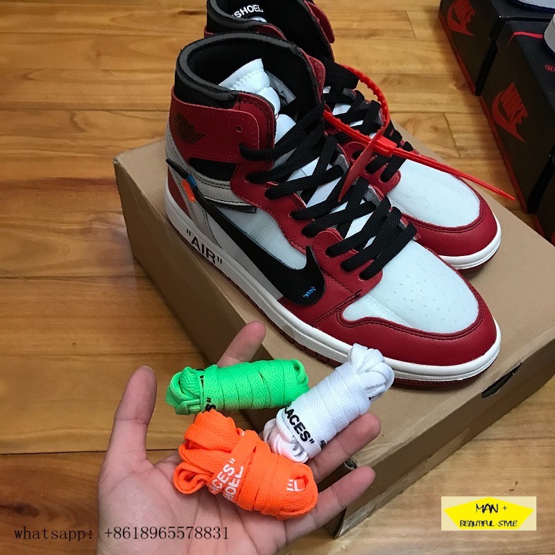 CẬN CẢNH SIÊU PHẨM quà tặng Giày thể thao sneaker AIR JORDAN 1 off white