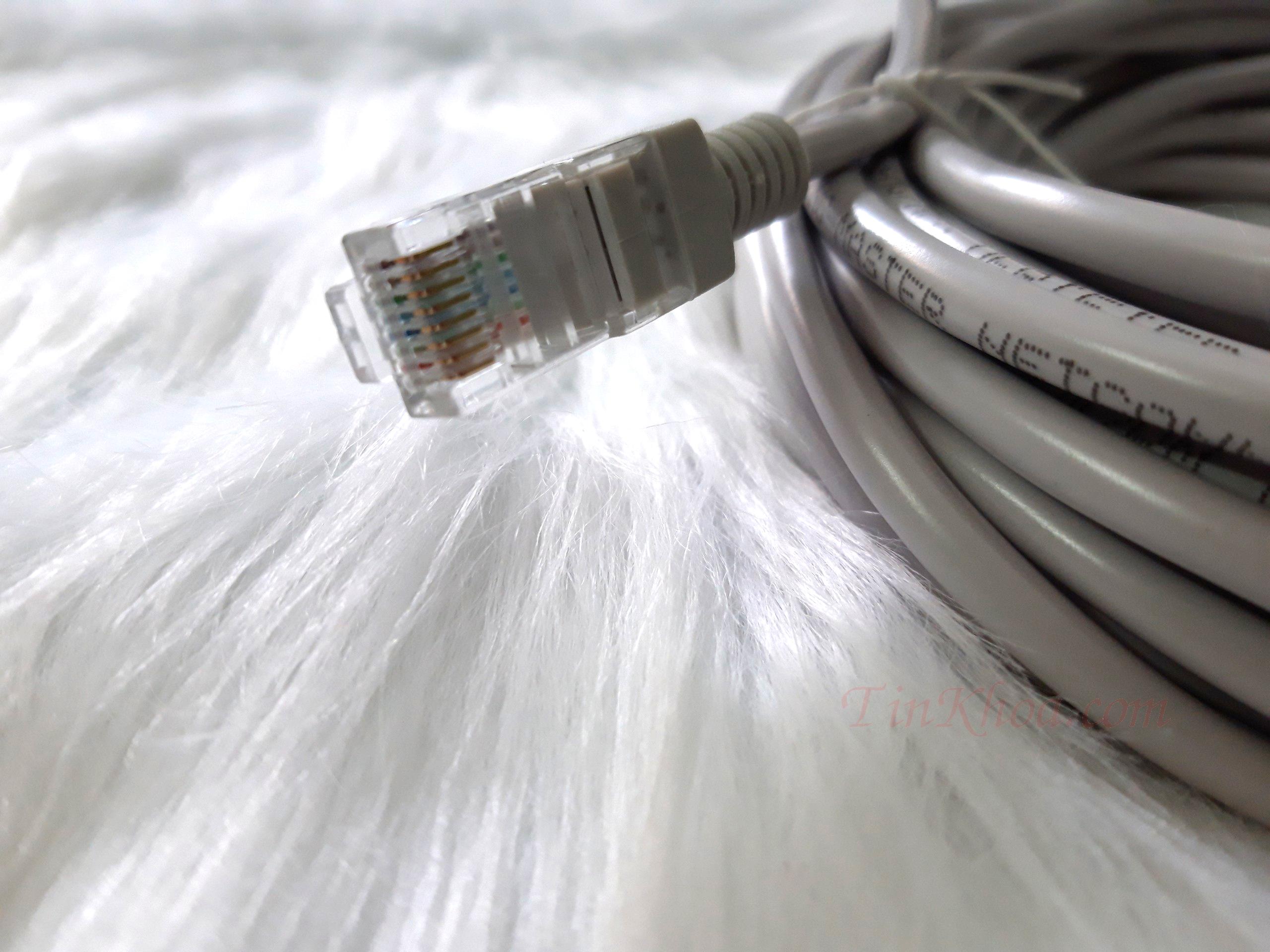 Dây cáp mạng 10m - Đúc 2 đầu liền dây CAT5 Kingmaster