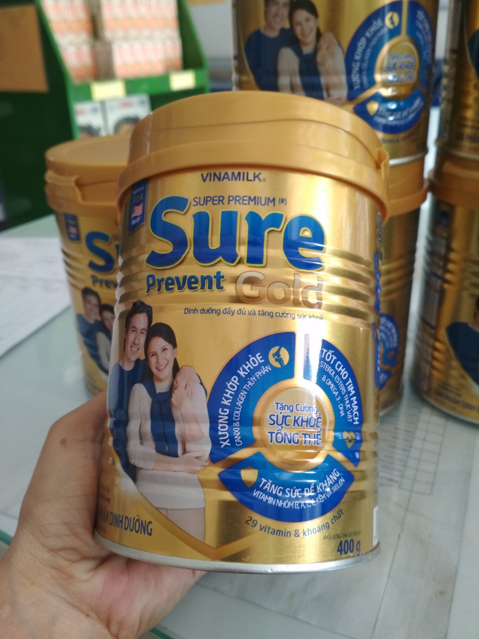 SỮA BỘT VINAMILK SURE PREVENT GOLD 400G
