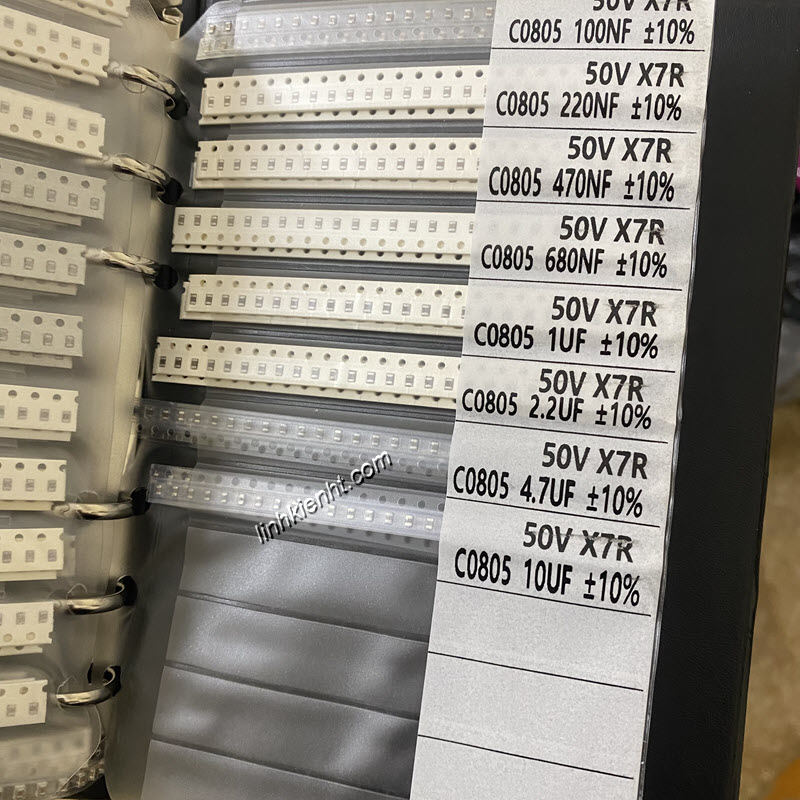 Sách tụ dán kích thước 0402 0805 tụ smd LKTT