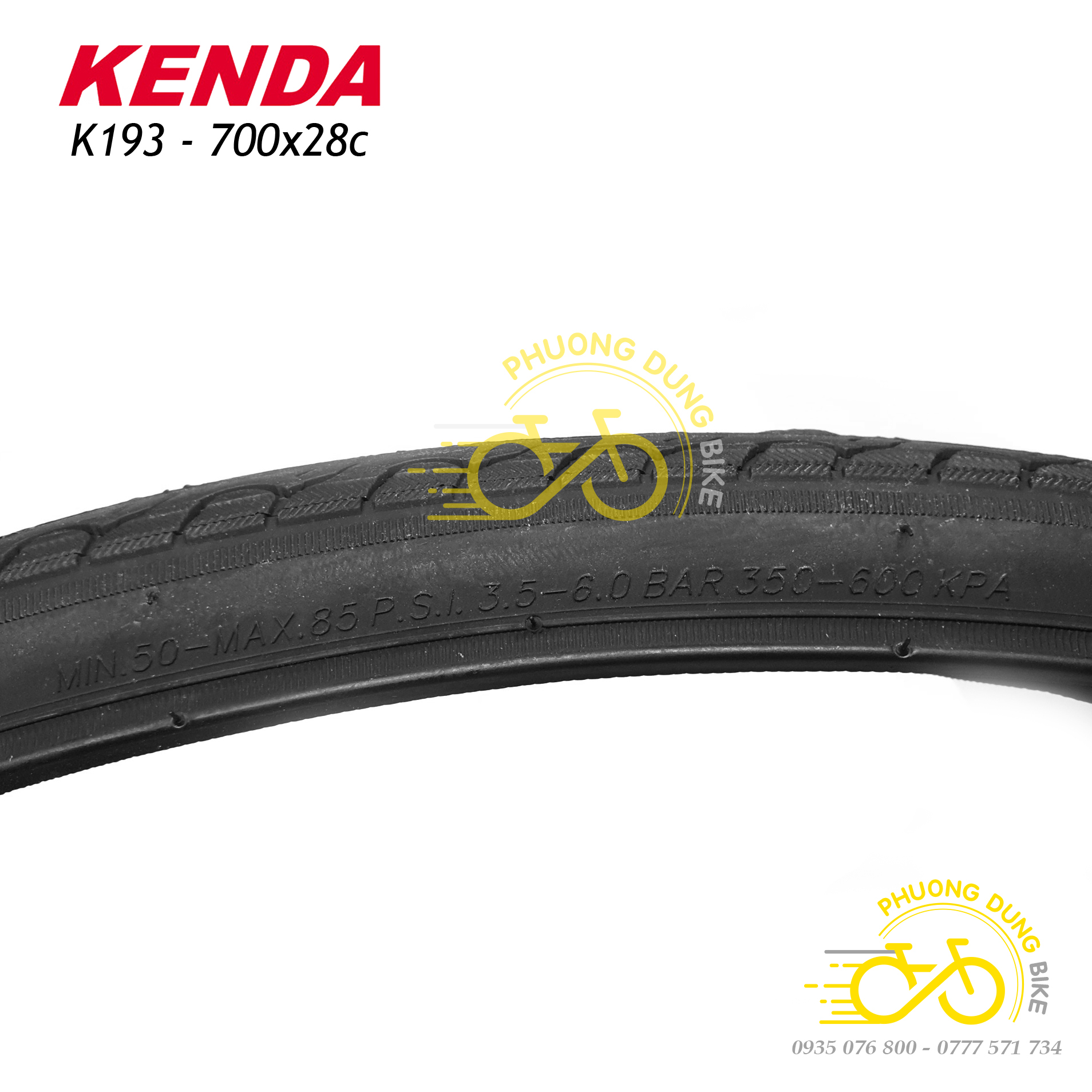 Lốp (Vỏ) xe đạp KENDA VN KWEST K193 700x28C - 1 Cái