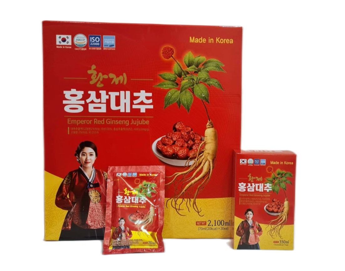 Nước hồng sâm táo đỏ hàn quốc/hộp 30 gói x