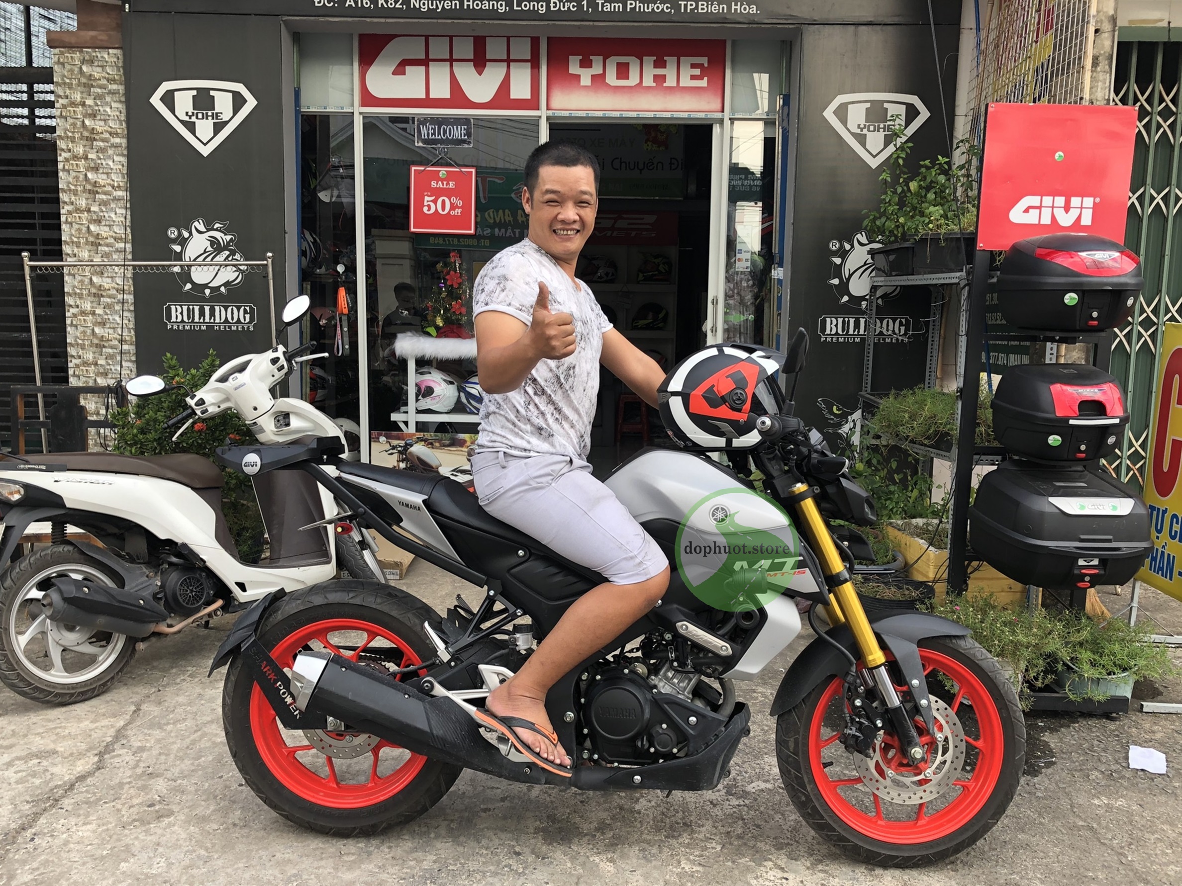 Baga chịu lực Givi SRV xe Yamaha MT15 - Chính hãng