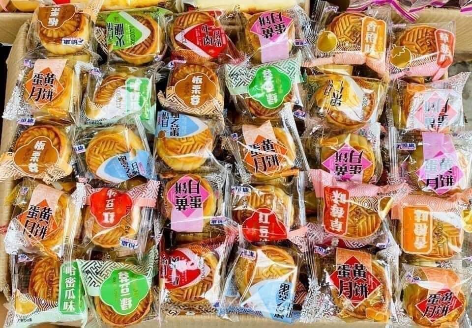 [ Bánh ngọt truyền thống ] Combo 500gr bánh trung thu mini mix vị siêu cute
