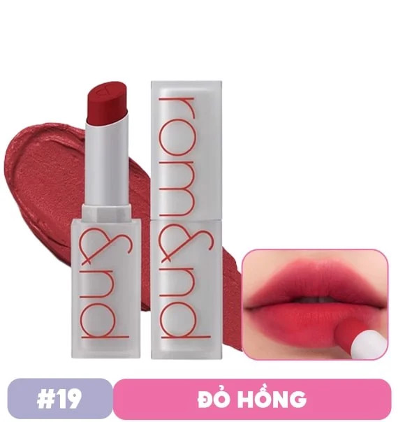 Son Thỏi Romand Zero Matte Lipstick new 2020