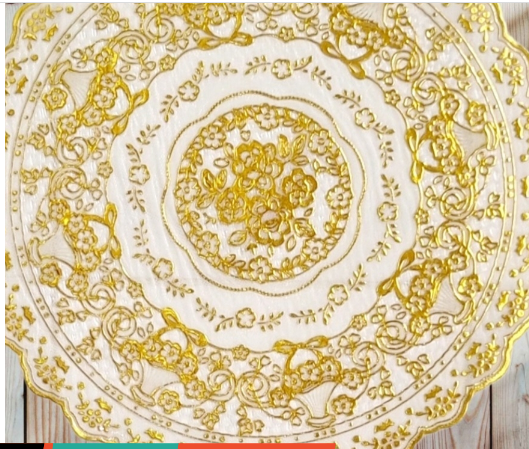Khăn tròn trải bình hoa tròn 30cm