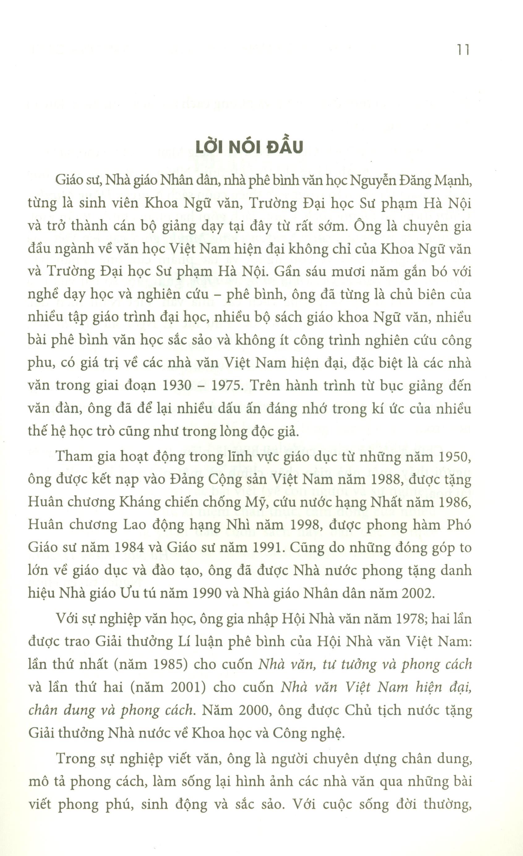 Nguyễn Đăng Mạnh chân dung và phong cách