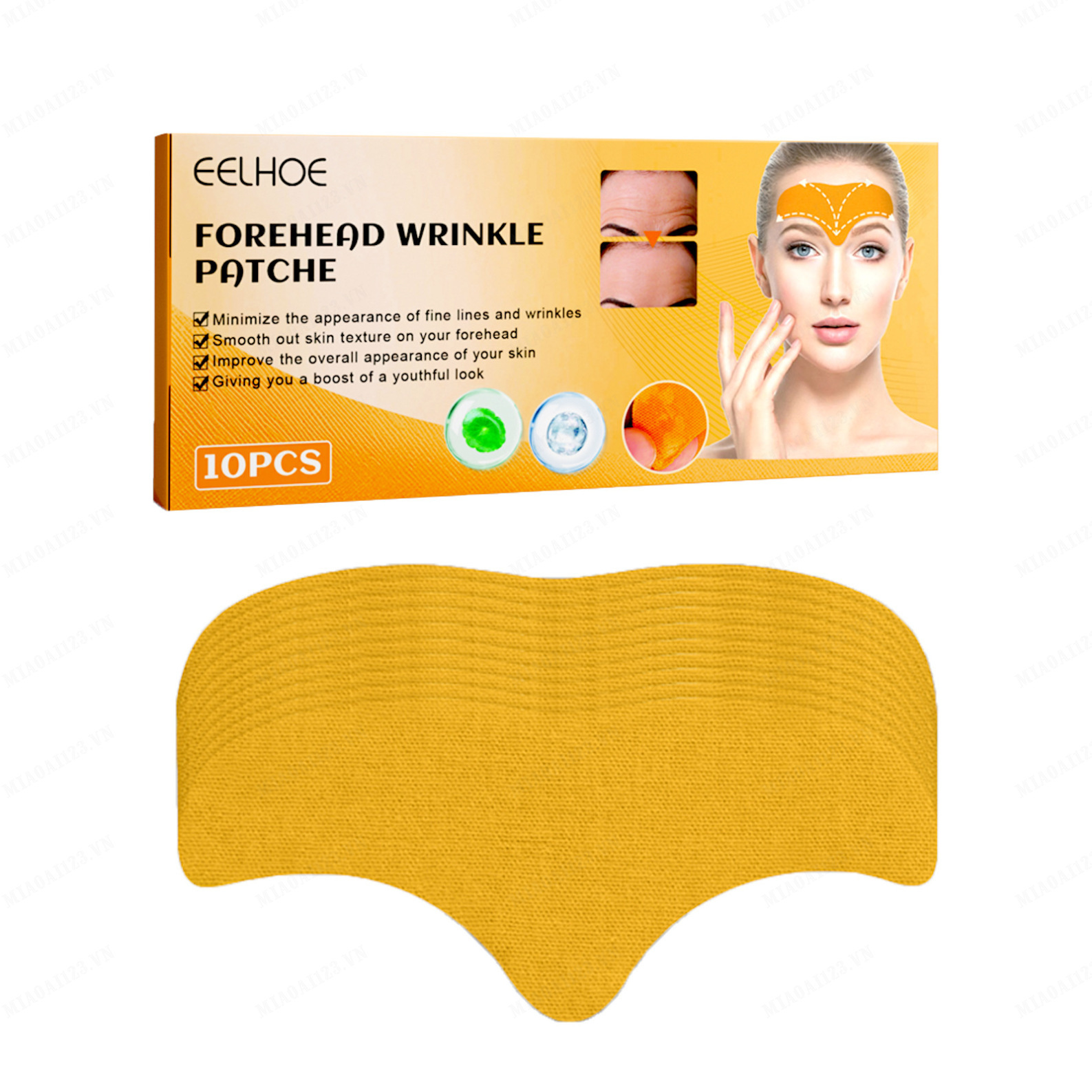 Miaoai123 Forehead Wrinkle Lightening Patch Lifting Firming Forehead Patch