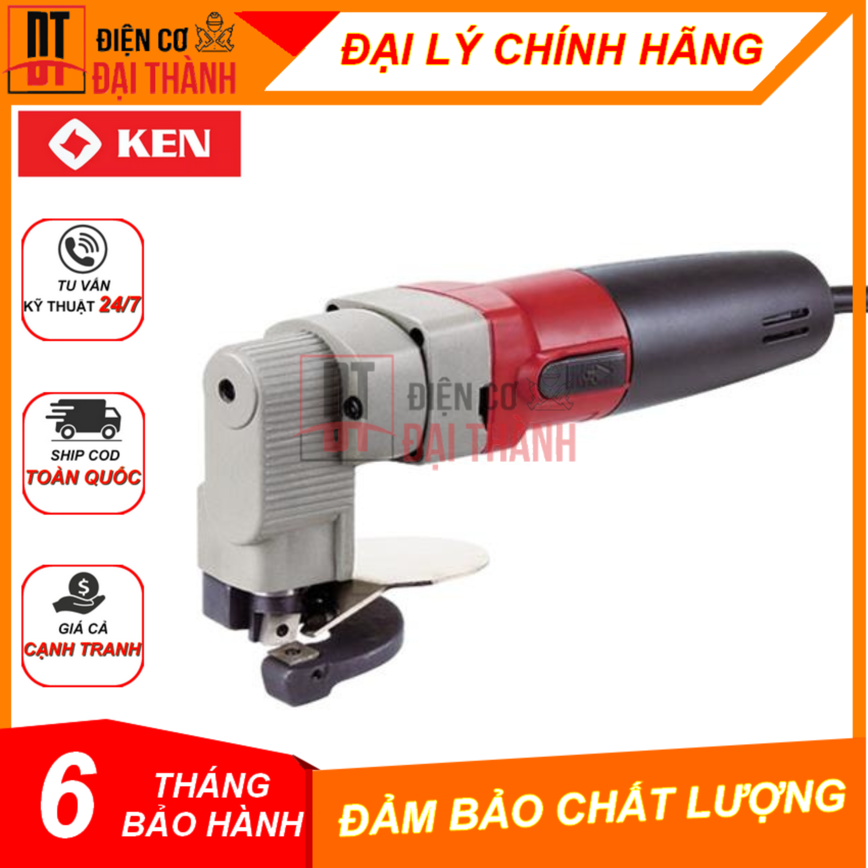 Máy cắt tole 2.5mm ken 2625 500w