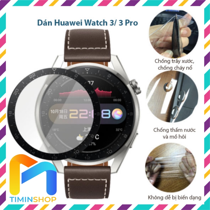 Dán cường lực Huawei Watch 3 3 Pro - Cường lực dẻo, full màn