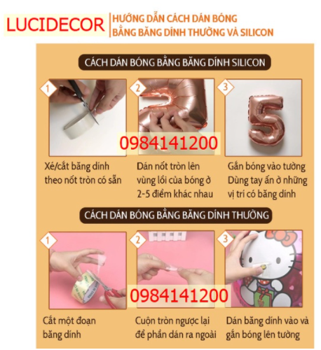 [HCM] Combo Bóng Happy Wedding Trang Trí Phòng Tân Hôn