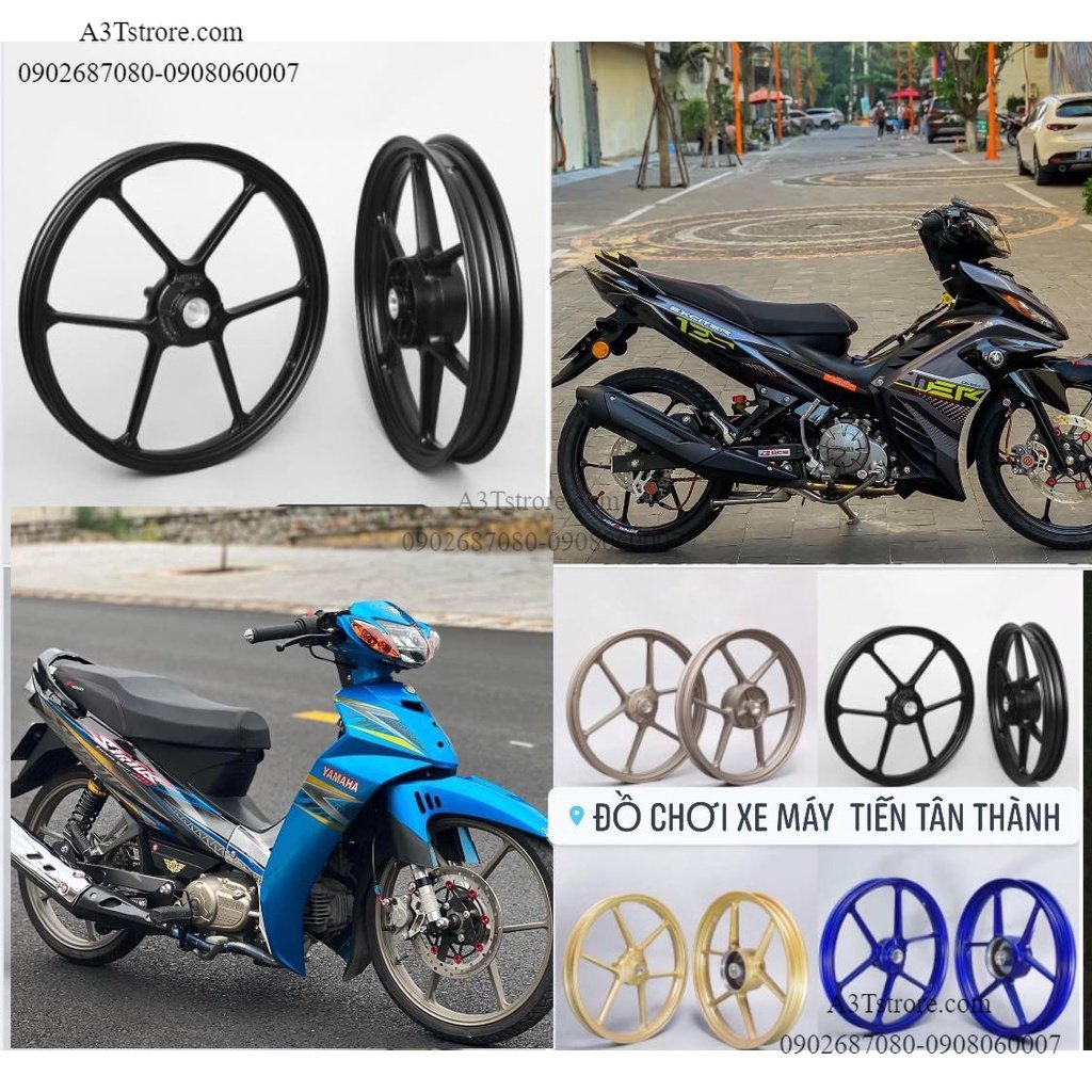 VÀNH MÂM ĐÚC ( MẨU BRT ) EX135 / EX150 / WINNER / SIRIUS / WAVE S110 FUTURE LED