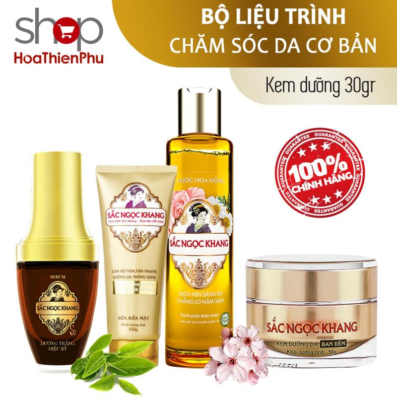 Bộ liệu trình chăm sóc da cơ bản Sắc Ngọc Khang - Bộ kem dưỡng lớn